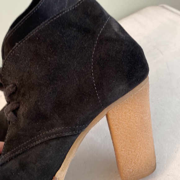J. Crew black suede heels/ platform booties - Picture 6 of 16